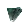 Canisse PVC occultant simple face 1x5m vert - Kit fixation inclus