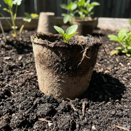 10 pots biodégradables pour semis Progarden