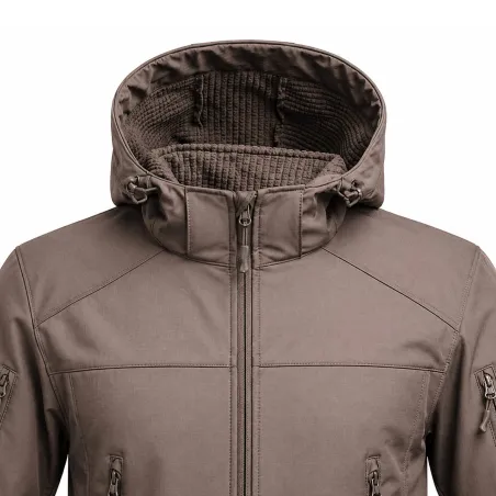 Veste Softshell Fighter A10® Homme Marron - Imperméable & Respirante