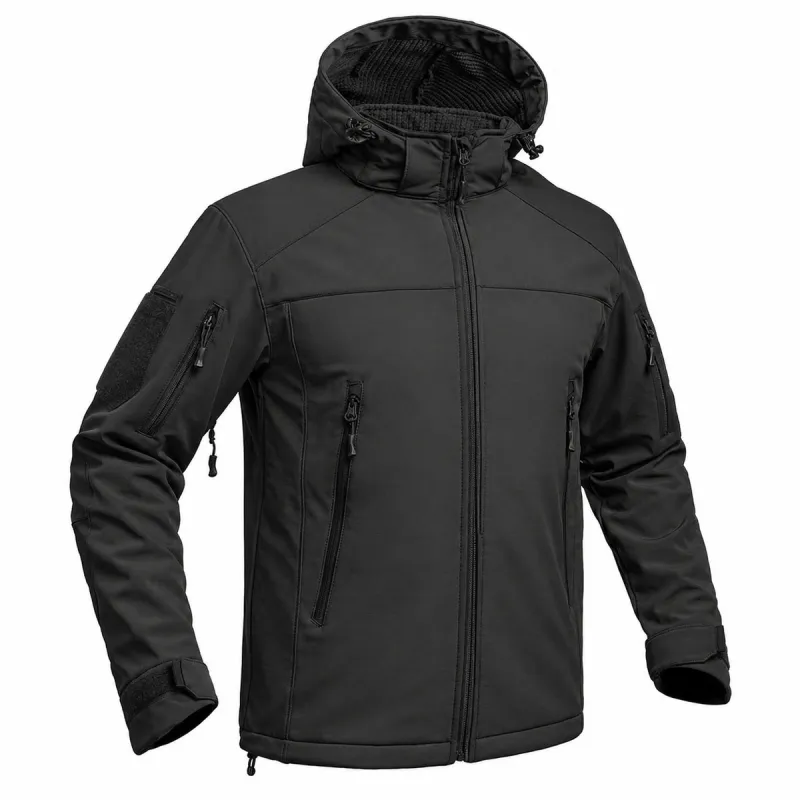 Veste Softshell Fighter A10® Homme Noire - Manches Longues