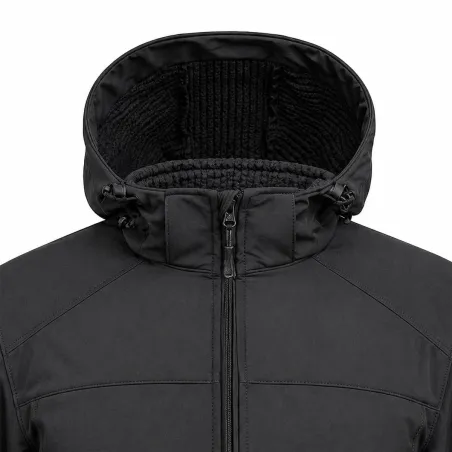 Veste Softshell Fighter A10® Homme Noire - Manches Longues