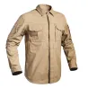 Chemise Fighter renforcée respirant coton polyester sable M à 3XL