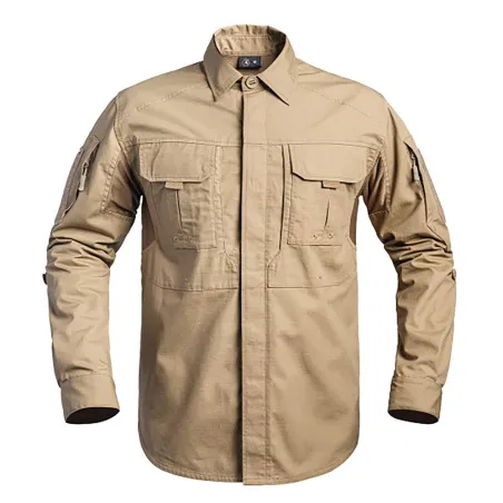 Chemise Fighter renforcée respirant coton polyester sable M à 3XL
