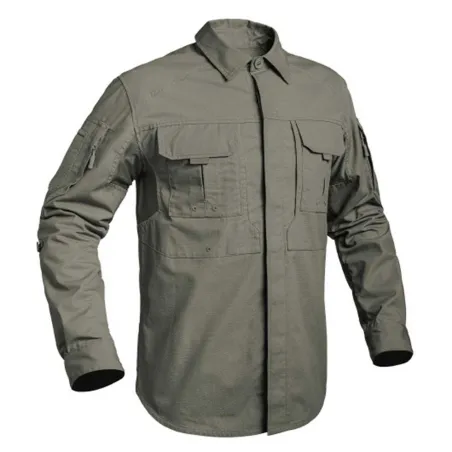 Chemise Fighter renforcée respirant coton polyester kaki M à 3XL