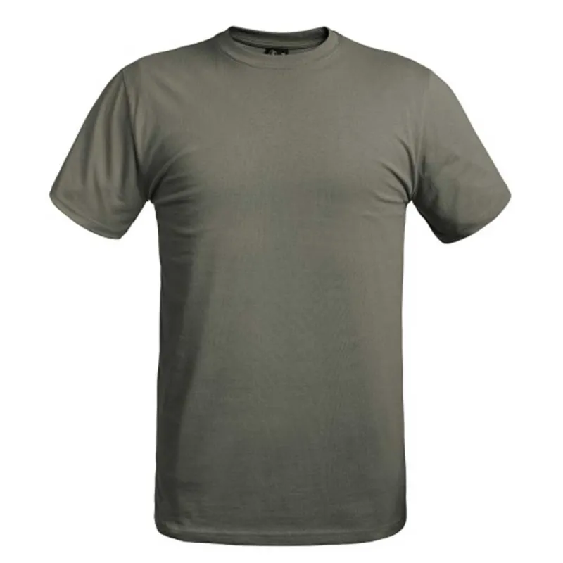 T-shirt Strong Manche Courte 100% Coton Kaki Tailles M à 3XL