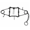 Lot de 5 Pièges en X Conibear double ressort acier zingué noir 25X25 cm homologué