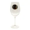 Verres à vin 360 ml décor étain relief de gibiers 6 pièces