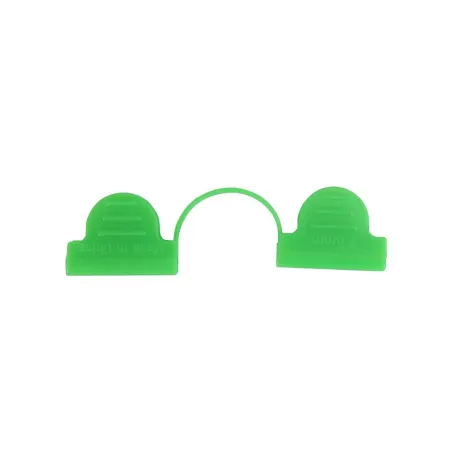 Lot de 10 clips de fixation 85x25mm pour tunnel de jardin - Vert