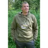 Sweat à capuche kaki grands animaux Bartavel®