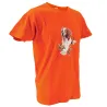 T-shirt orange épagneul Bartavel®