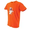T-shirt orange épagneul Bartavel®