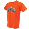 T-shirt orange sangliers Bartavel®