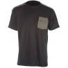 T-Shirt de travail Brooklyn coton bicolore noir / gris M à 4XL