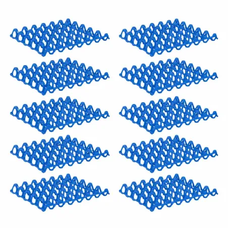 Plateau oeufs plastique empilable 30X30 CM alimentaire lot de 10 conditionnement oeufs