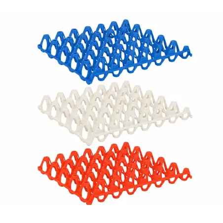 Plateau oeufs plastique empilable 30X30 CM alimentaire lot de 10 conditionnement oeufs