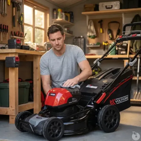 Tondeuse à gazon Voltkore® 45 cm - Batterie 40V 4,0 Ah + Chargeur