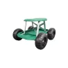 Tabouret de jardin à roulettes 49,5x43x30,5cm - Charge max 200kg