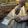Bâche anti-mauvaises herbes 1x10m polyéthylène 100g/m²