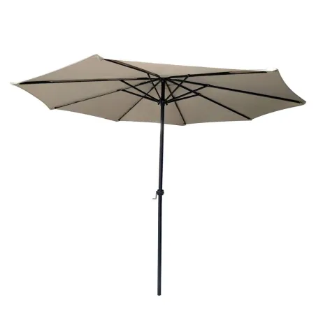Parasol Rond Ø 2,70 m marron – Élégance et protection solaire pour vos espaces extérieurs.