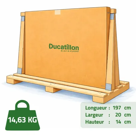 Canisse bambou fendu - Largeur 5 m sur hauteur 1,95 m occultation naturelle