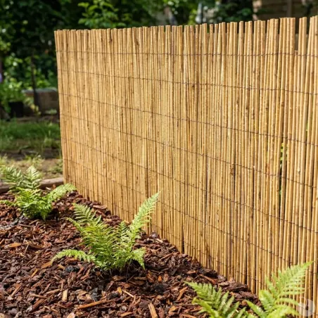 Canisse bambou fendu - Largeur 5 m sur hauteur 1m occultation naturelle