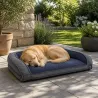 Coussin Soft Antidérapant Bleu 90x63x19cm - Confort et Stabilité