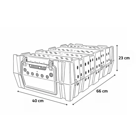 Lot de 10 Caisses transport spécial gibier