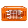 Cage transport démontable volatiles et rongeurs 77x58x29cm