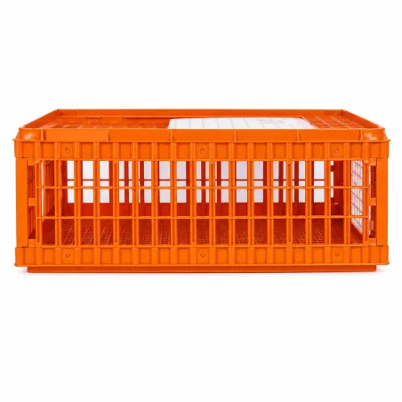 Cage transport démontable volatiles et rongeurs 77x58x29cm