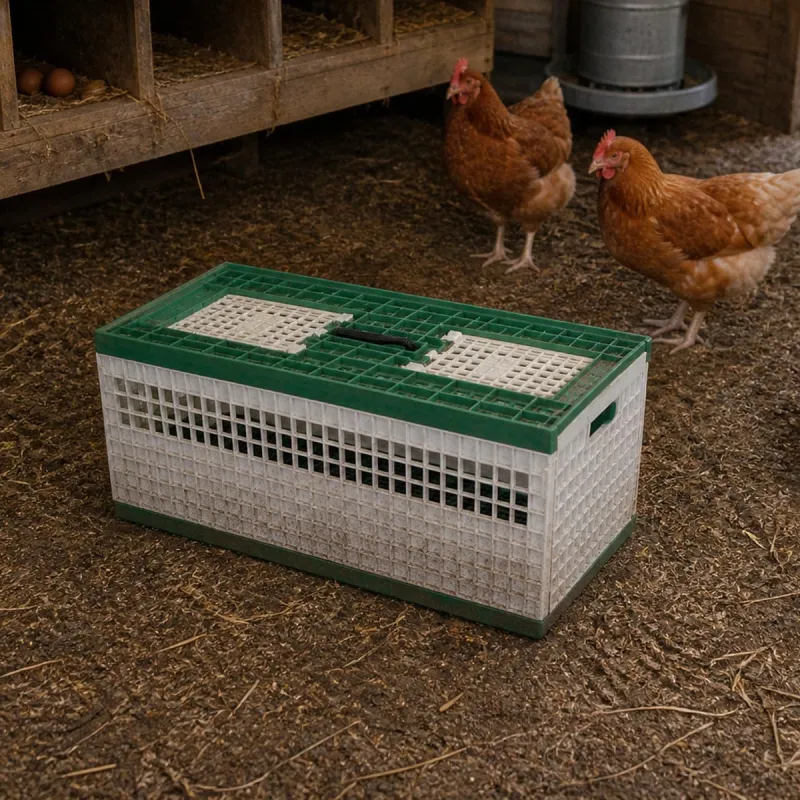 Cage de transport petit gibier plastique 60 X 30 X 26 cm 