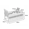 Cage de transport petit gibier plastique 60 X 30 X 26 cm 