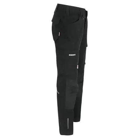 Pantalon Xeni noir Herock – stretch, renforcé, multi-poches