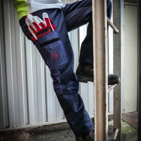Pantalon travail Francital jean Cut resistant technology homologué