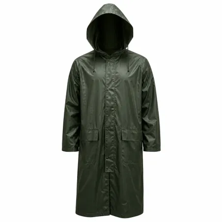 Manteau pluie étanche Treeland vert 100% polyester PVC