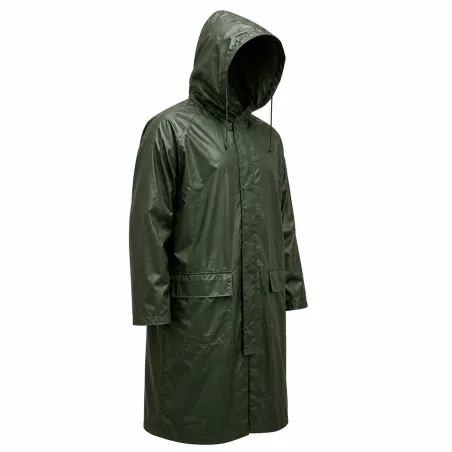 Manteau pluie étanche Treeland vert 100% polyester PVC