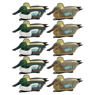 Pack 5 souchets mâles et 5 femelles moussés