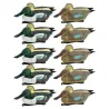 Pack 5 souchets mâles et 5 femelles moussés