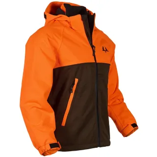 Veste enfant imperméable Ridge polyester orange vert 6 à 16 ans
