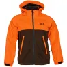 Veste enfant imperméable Ridge polyester orange vert 6 à 16 ans
