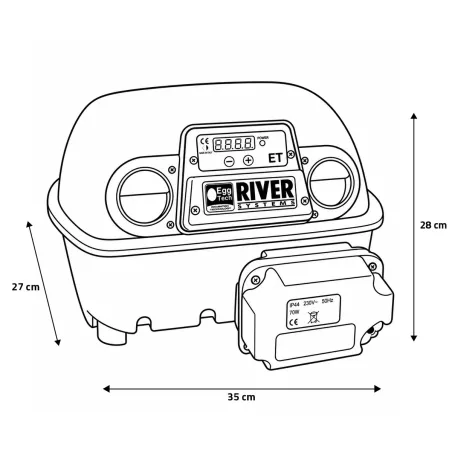 Couveuse Automatique 12 oeufs Biomaster Egg Tech 12