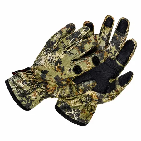 Gants antidérapants imperméable polyester camo forest M à 2XL