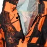 Poncho imperméable polyester enduit orange taille unique