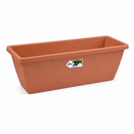 Lot de 4 Balconnières Elho® 50x16cm en plastique effet terre cuite