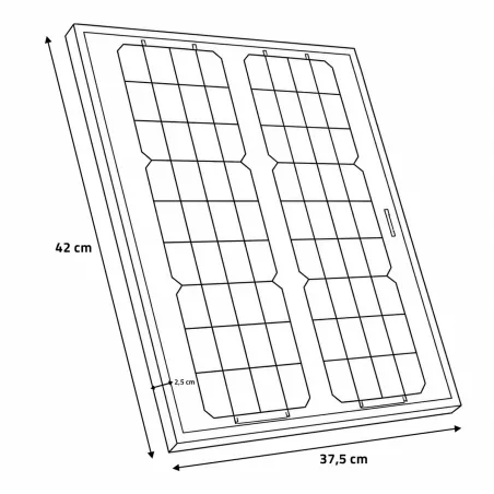 Panneau solaire pour électrificateurs S1600 et S2600