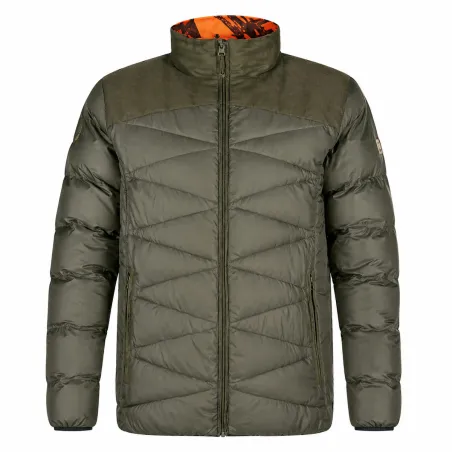 Doudoune Réversible STAGUNT Alaskan Kaki Orange Blaze