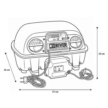 Couveuse Automatique 24 oeufs Biomaster Egg Tech 24