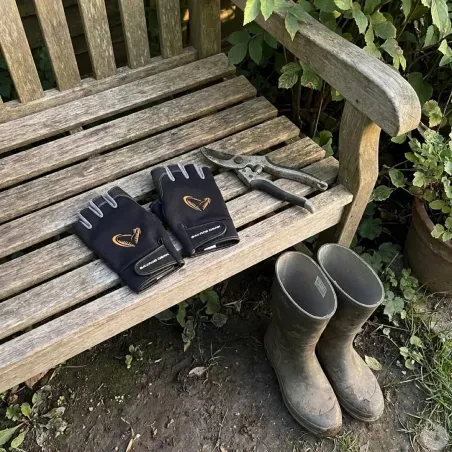 Gants néoprène homme - Dos main chaud et antidérapant - Noir