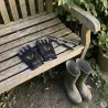 Gants néoprène homme - Dos main chaud et antidérapant - Noir