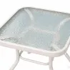 Ensemble Cosy 2 Fauteuils Pliants + Table Basse en Acier et Polyester