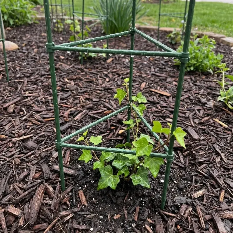 Treillis triangle vert 110 cm